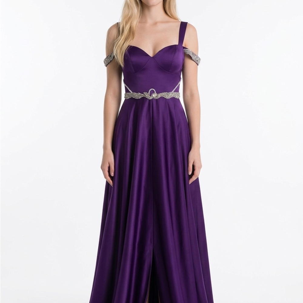 Sophisticated Purple Prom Dress